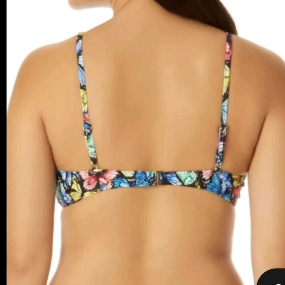 No Boundaries Juniors Butterfly Knot Bikini‎ Top Small 3-5 New With Tags - Picture 4 of 7